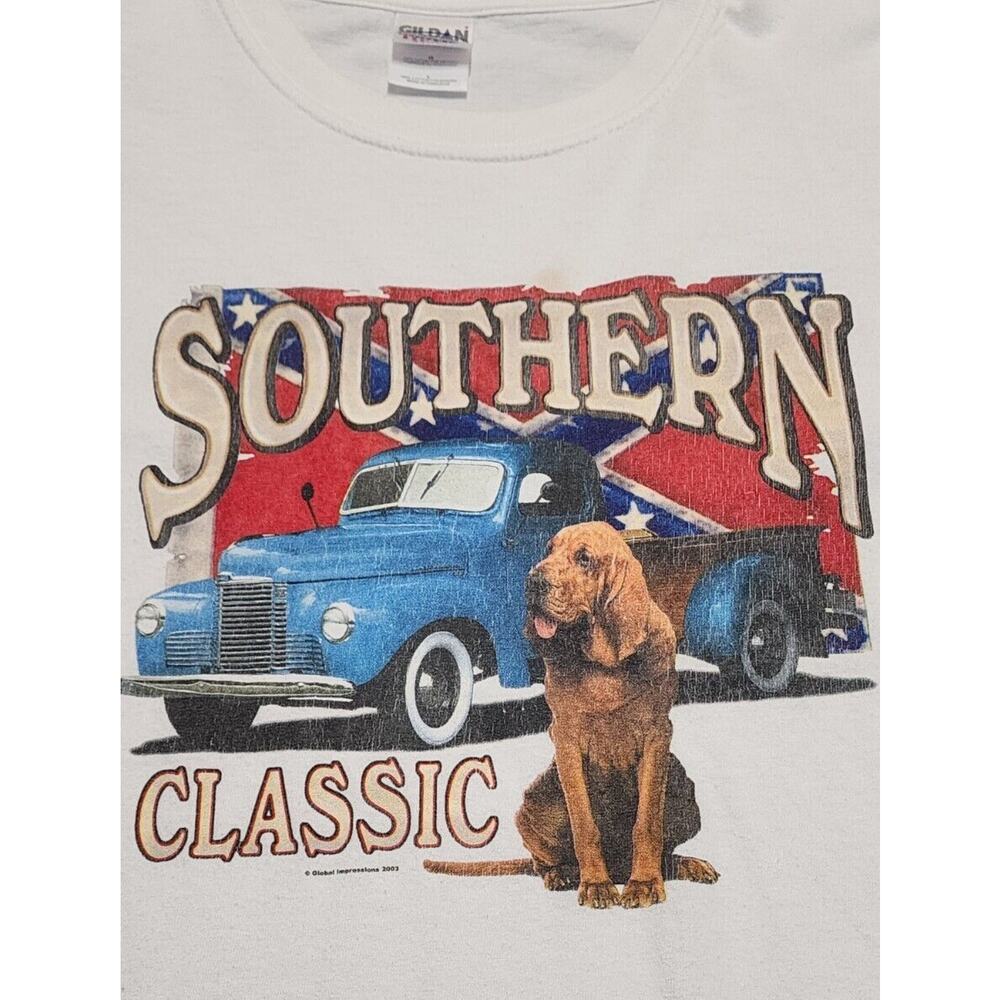 Vintage Y2K T-Shirt Southern Classic Shirt L USA Made